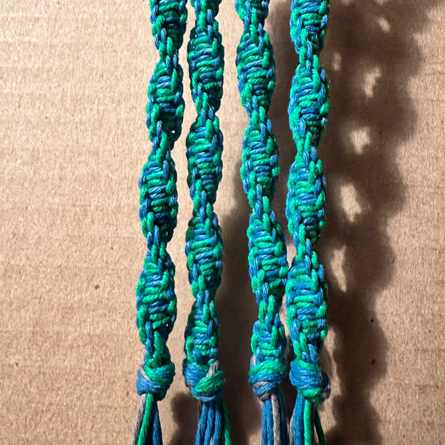 Checkered - Green & Sky Blue