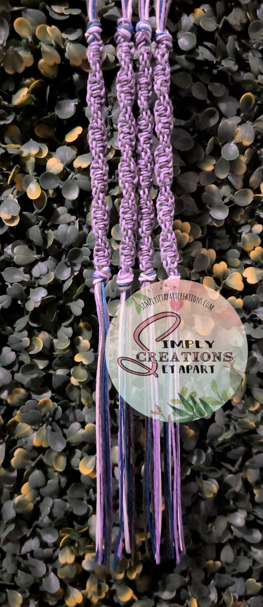 Checkered - Grey & Lavender