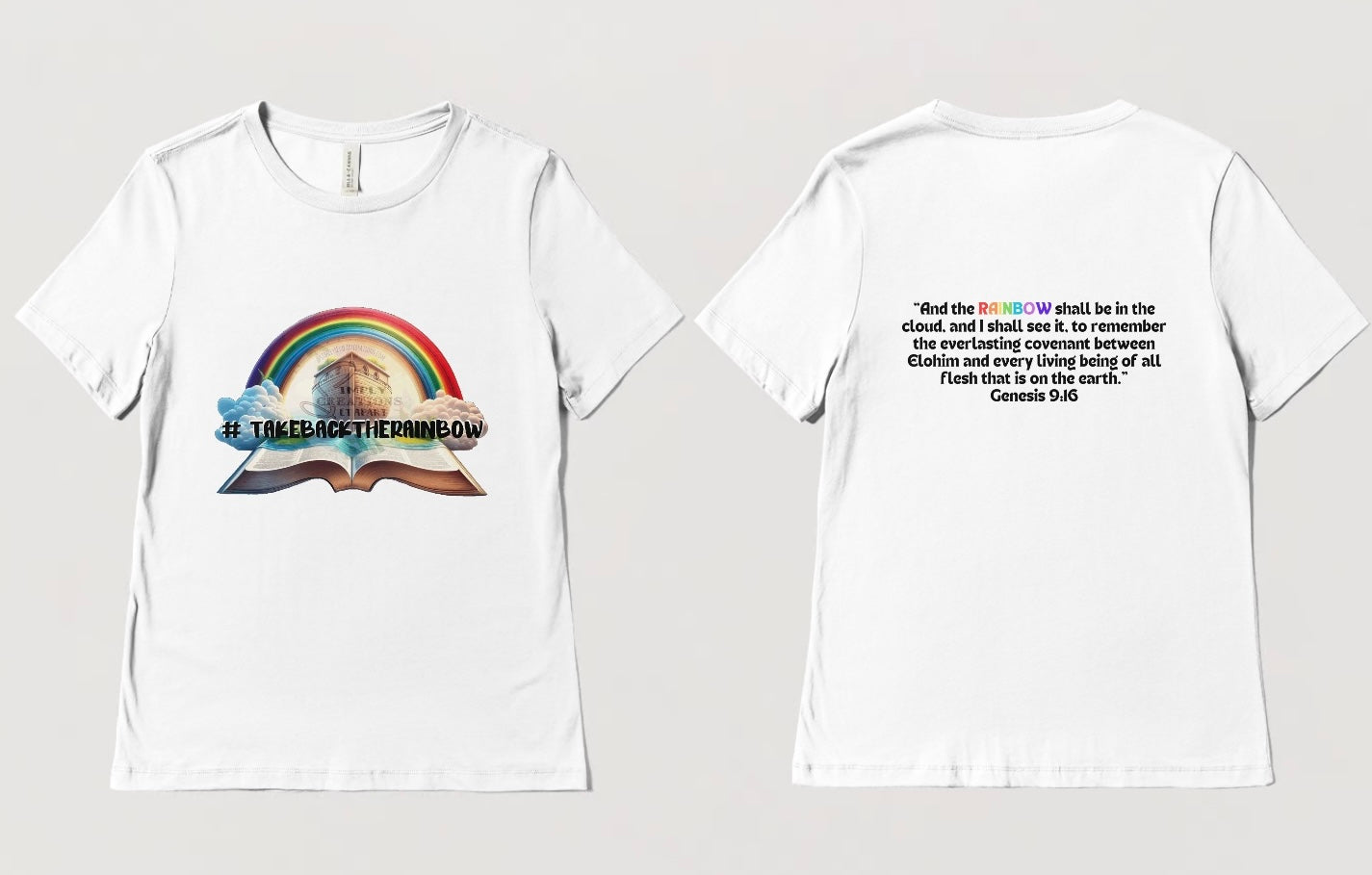Noah's Ark Rainbow Promise - Pro Club Shirts
