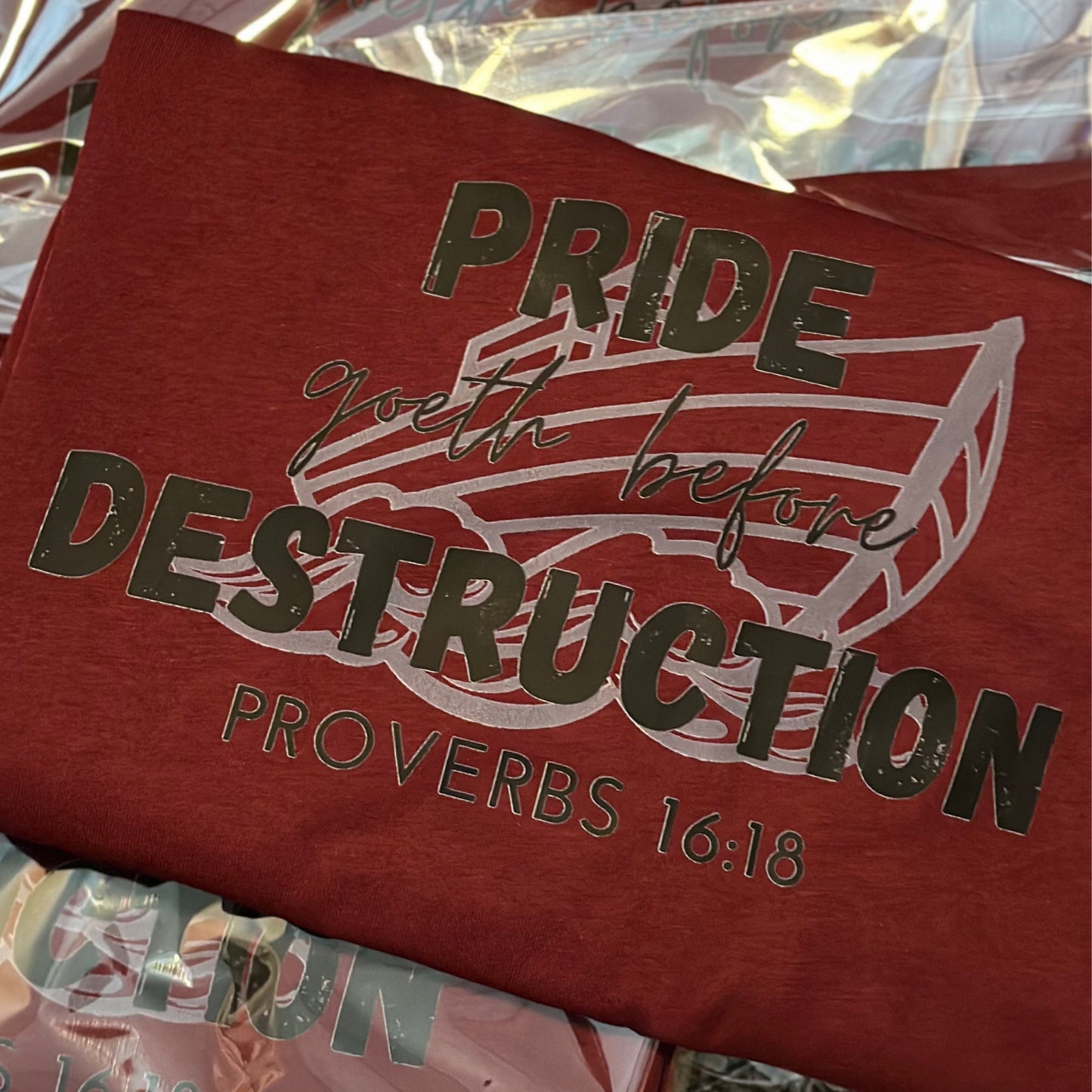 Pride Before Destruction - Pro Club T-Shirt