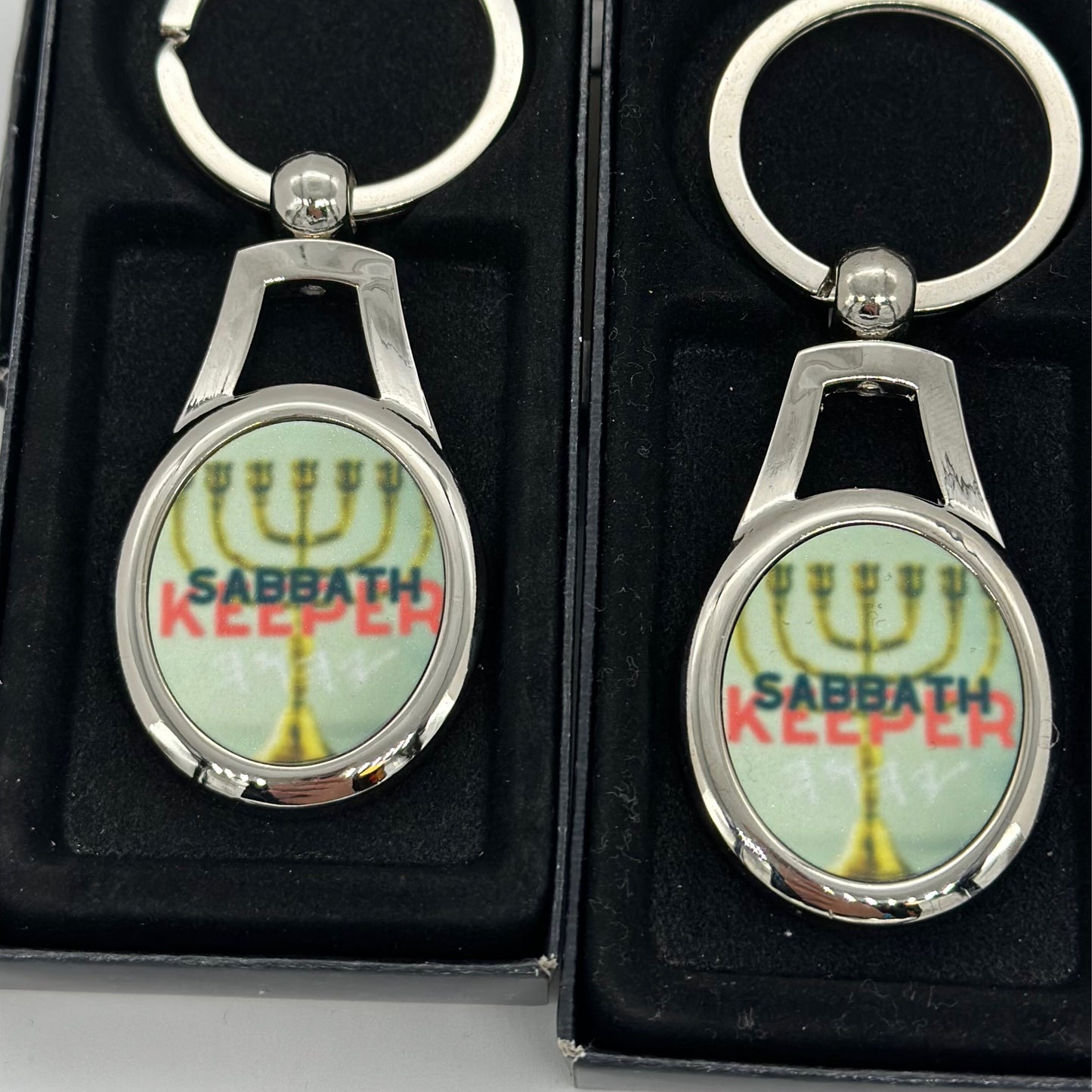 Sabbath Keeper - Menorah - Key Chain